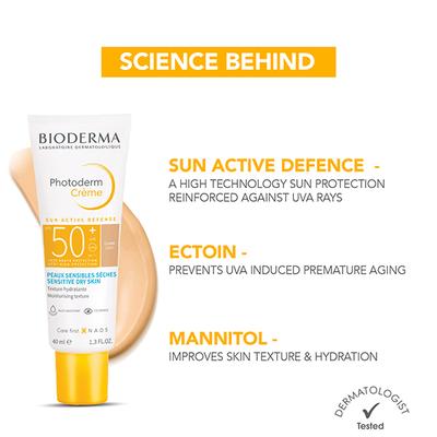 Bioderma Photoderm Creme SPF 50+ Suncream - Claire Light 40 ml - Lotions & Creams