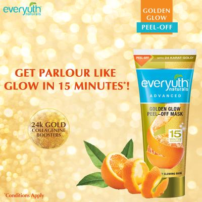 Everyuth Golden Glow Peel-Off Mask 100 g - Masks & Peels