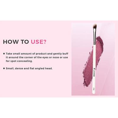 Plume P10 Angled Crease Blending Nose Contour Brush 1's - Face Brush