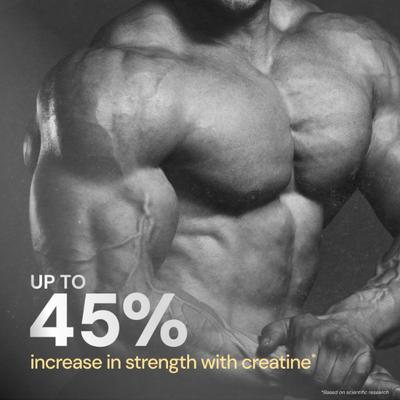 Nutrabay Gold Micronized Creatine Monohydrate Powder - Orange 120 g - Workout Essentials