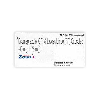 ZOSA L Capsule 15's - Ulcer/Reflux/Flatulence-Aaa
