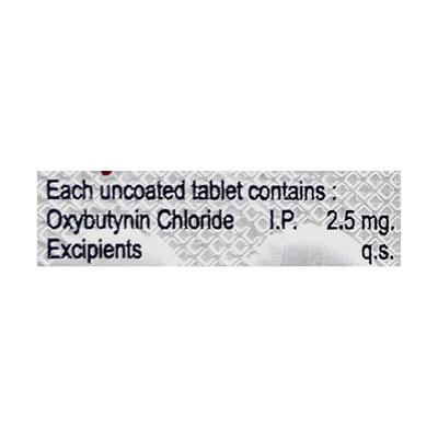 Oxylax 2.5mg Tablet 10'S - Bladder And Prostate Disorders-Dru