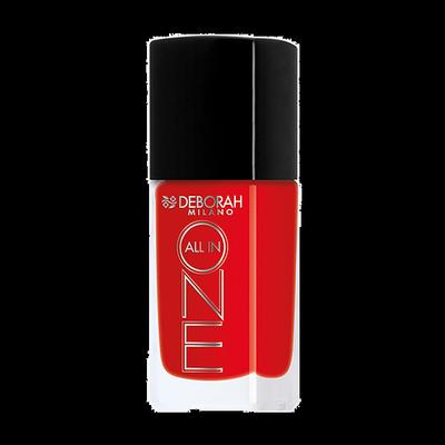Deborah Milano All In One Nail Enamel - 10 Classic Red 9.5 ml - Nail Polish