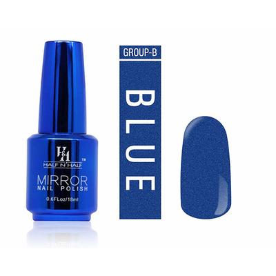 Half N Half Mirror Nail Polish, NP-06 B - Blue 18ml - Nail Polish