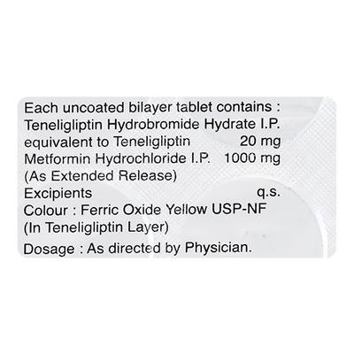 TENEPURE M 1000 Tablet 15's - Diabetes-Ant