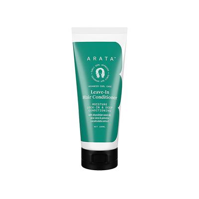 Arata Advanced Curl Care Leave-In Conditioner Moisturizes & Deep Conditions with Abyssinian Seed Oil, Aloe Vera & Pelvetia Canaliculata Extract 100ml - Conditioners