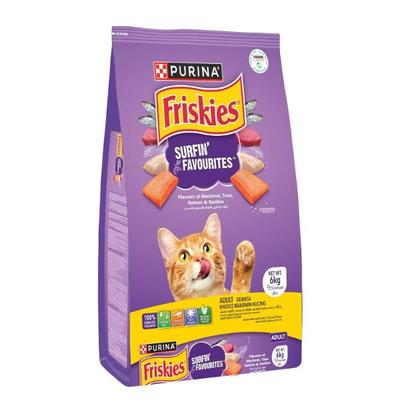 Nestle Purina Friskies Surfin Favourites Cat Food 6 kg - Petfood