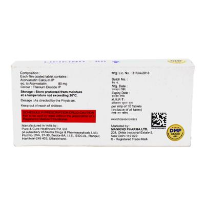 LIPIKIND 80 Tablet 10's - High Cholesterol-Dys