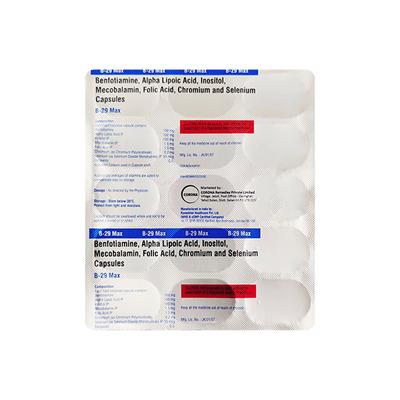 B 29 MAX Capsule 15's - Supplements-Vam