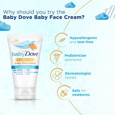 Baby Dove Rich Moisture Face Cream 100 gm - Creams, Lotions & Oils