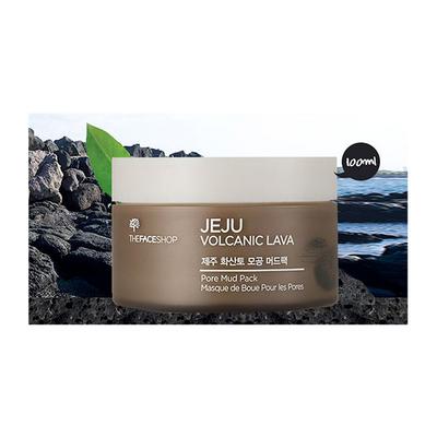 The Face Shop Jeju Volcanic Lava Pore Mud Pack 100 Ml - Face Packs