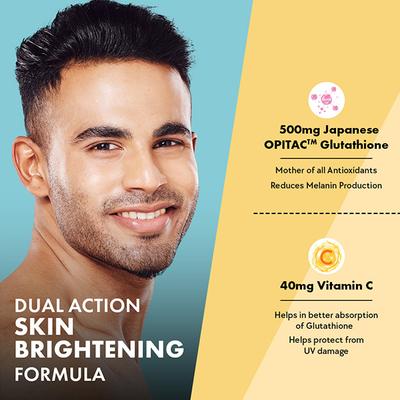 Chicnutrix Glow - Glutathione Tablets for Skin Glow & Even-Toned Skin - Orange 20 Tablets 1's - Multi-Vitamins