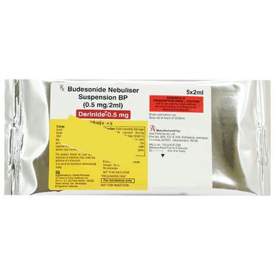 DERINIDE 0.5mg Respules 2ml - Asthma/COPD-Ast