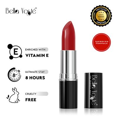 Bella Voste Sheer Creme Lust Lipstick Red Bomber 01 4.2 Gm - Lipsticks