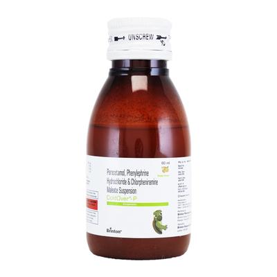 Coldover P Orange Flavour Suspension 60ml - Cough And Cold-Cou