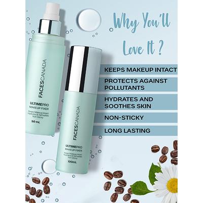 Faces Canada Face Combo - 50ml Fixer + Weightless Foundation (Natural) 1's - Setting Spray