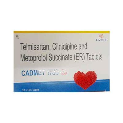 CADMET TRIO 25 Tablet 10's - Hypertension-Ana