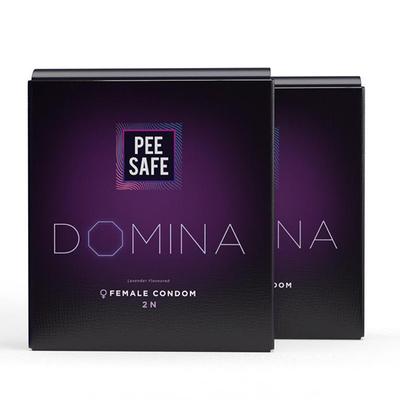 Pee Safe Domina Female Condom (Pack of 2 x 2's) - Plain/Flavoured Condoms