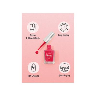 Swiss Beauty Stunning Nail Lacquer Shade - F1037373 - Hunter Green 10 gm - Nail Polish