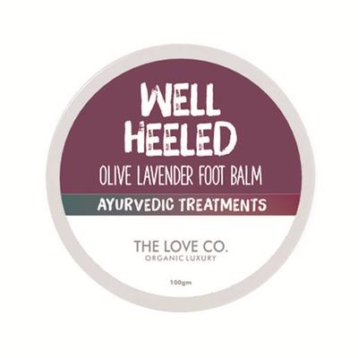 The Love Co. Well Heeled Olive Lavender Foot Balm 100 gm - Foot Care