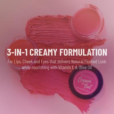 Swiss Beauty Lip, Cheek And Eyeshadow Tint, Shade - Rose Apple 8 gm - Lipsticks