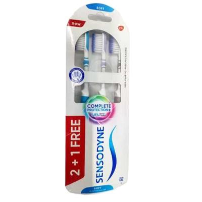 Sensodyne Complete Protection Soft Toothbrush (Buy 2 Get 1 Free) - Toothbrushes