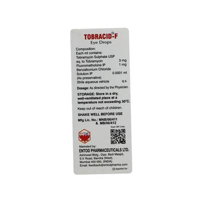 TOBRACID F Eye Drops 5ml - Eye Infections-Eaa