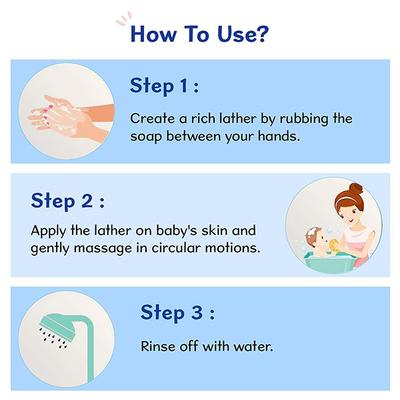 Chicco Baby Moments Soap 125G (Buy3 Get1 Free) 4's - Baby Soap