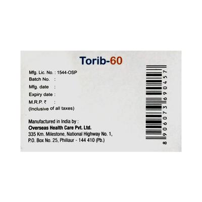 TORIB 60 Tablet 15's - Pain relief-Nsa