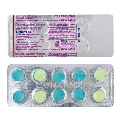 Omen Act 20mg Tablet 10'S - Hypertension-Ana