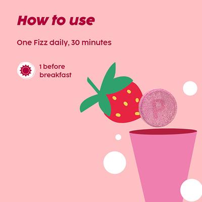 Plix The Plant Fix Glutathione Skin Glow Effervescent Tablet 500Mg 1's - Hair & Skin