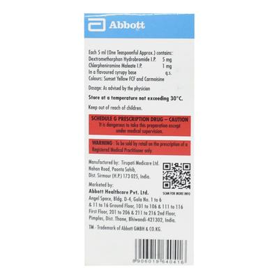 Protussa Cough Syrup 60ml - Cough And Cold-Cou