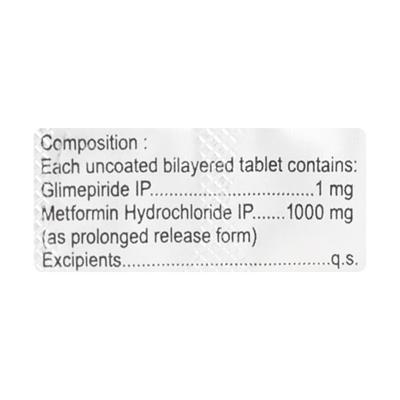 Glimisave M1 Forte Tablet 15'S - Diabetes-Ant