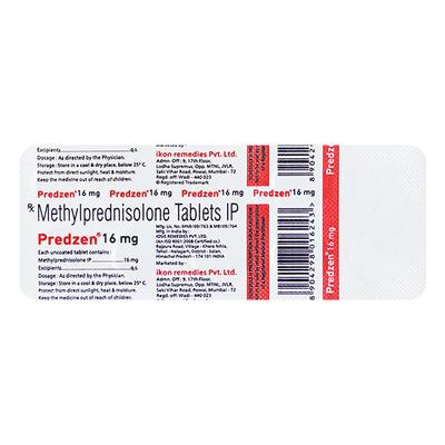 PREDZEN 16mg Tablet 10's - Hormonal Therapy-Cor