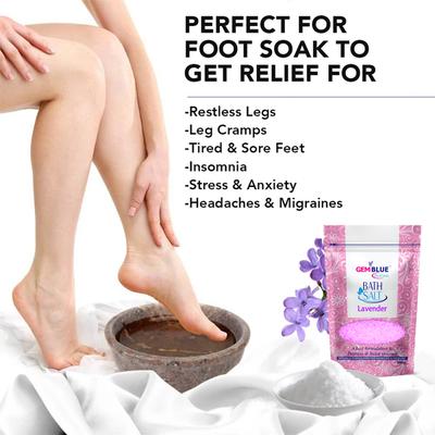 Gemblue Biocare Epson Bath Salt - Lavender 300 gm - Bath Salts