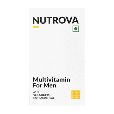 NUTROVA MULTIVITAMIN FOR MEN (VEG) Tablet 60's - Supplements-Vam