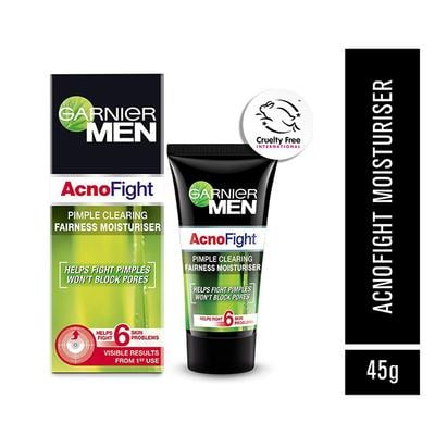 Garnier Men Acnofight Pimple Clearing Brightening Moisturiser 45 gm - Face Creams