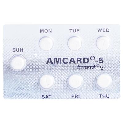 Amcard 5mg Tablet 7'S - Hypertension-Cal