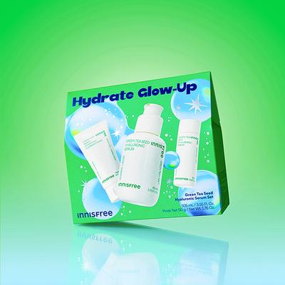 Innisfree Hydrate Glow-Up Set Korean Routine for Deep Hydration & Glass Skin 155 ml - Makeup Kits & Sets