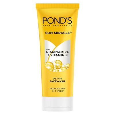 Pond'S Sun Miracle Detan With Niacinamide + Vitamin C Face Wash 100 g - Face Washes