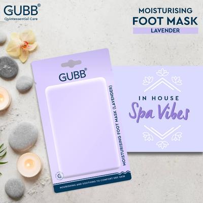 GUBB Moisturizing Foot Mask for Dead Skin Removal - Lavender 1's - Masks & Peels