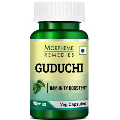 Morpheme Remedies Guduchi (Tinospora Cordifolia) 500mg Extract Veg Capsule 60's - Herbal Dietary Supplement