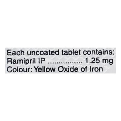 Ramipres 1.25mg Tablet 10'S - Hypertension-ACE