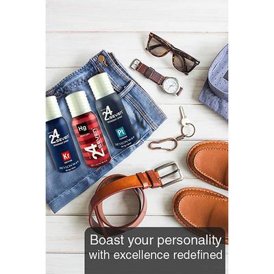 Revlon 24 Seven Deodorant Body Spray For Men (Combo Of 3 - Krypton, Mercury & Platinum) 130 Ml - Men Deodorants/Roll-Ons