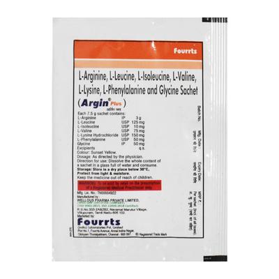 Argin Plus Sachet 7.5gm - Supplements-Ent