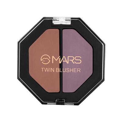 Mars Twin Blusher with Matte Finish-02 4.5 gm - Blushes