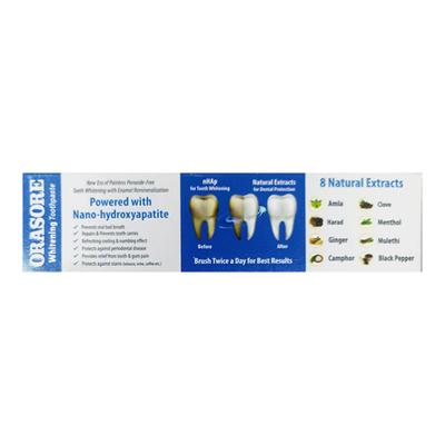 ORASORE WHITENING Tooth Paste 50g - Oral Care - P-Mou