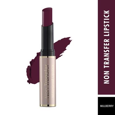 Swiss Beauty Non Trasfer Water Proof Lipstick - (Mulberry) 3 gm - Lipsticks