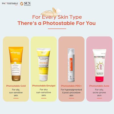 PHOTOSTABLE PRO+ SPF 80+ PA++++ HYDRAGEL Sunscreen 50gm - Sunscreen Preparations-Emo