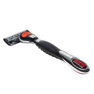 Hajamat Magnum Shaving Razor with American Blades (1 Razor Handle,1 Razor cover & 4 Blades) 1's - Razors & Cartridges